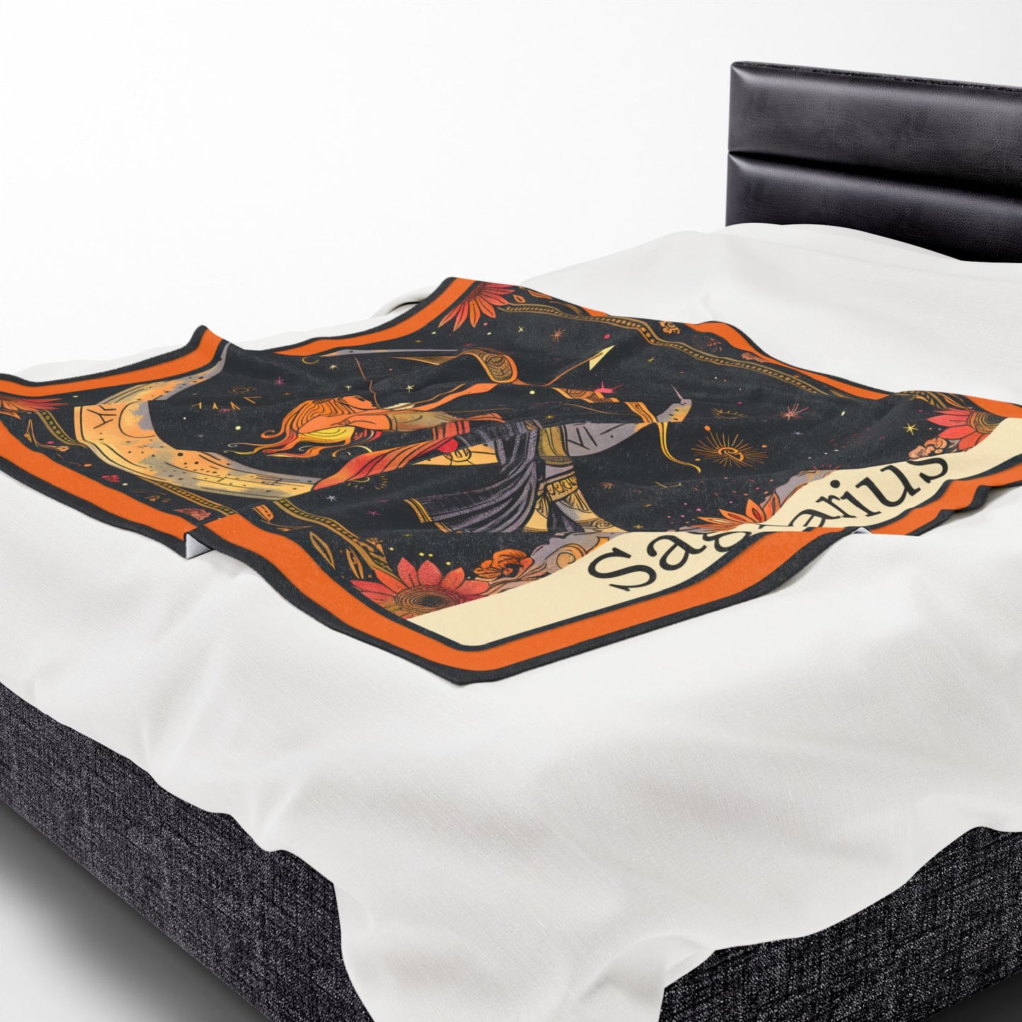Sagittarius Zodiac Plush Blanket – Soft Astrology Throw | The Astral Priestess