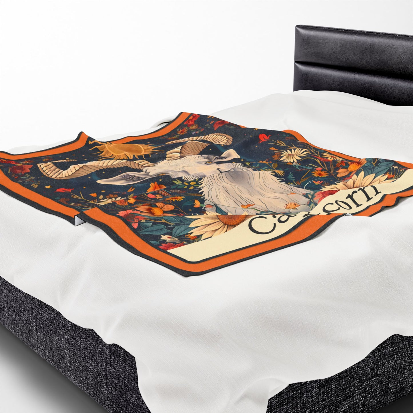 Capricorn Zodiac Plush Blanket – Soft Astrology Throw | The Astral Priestess