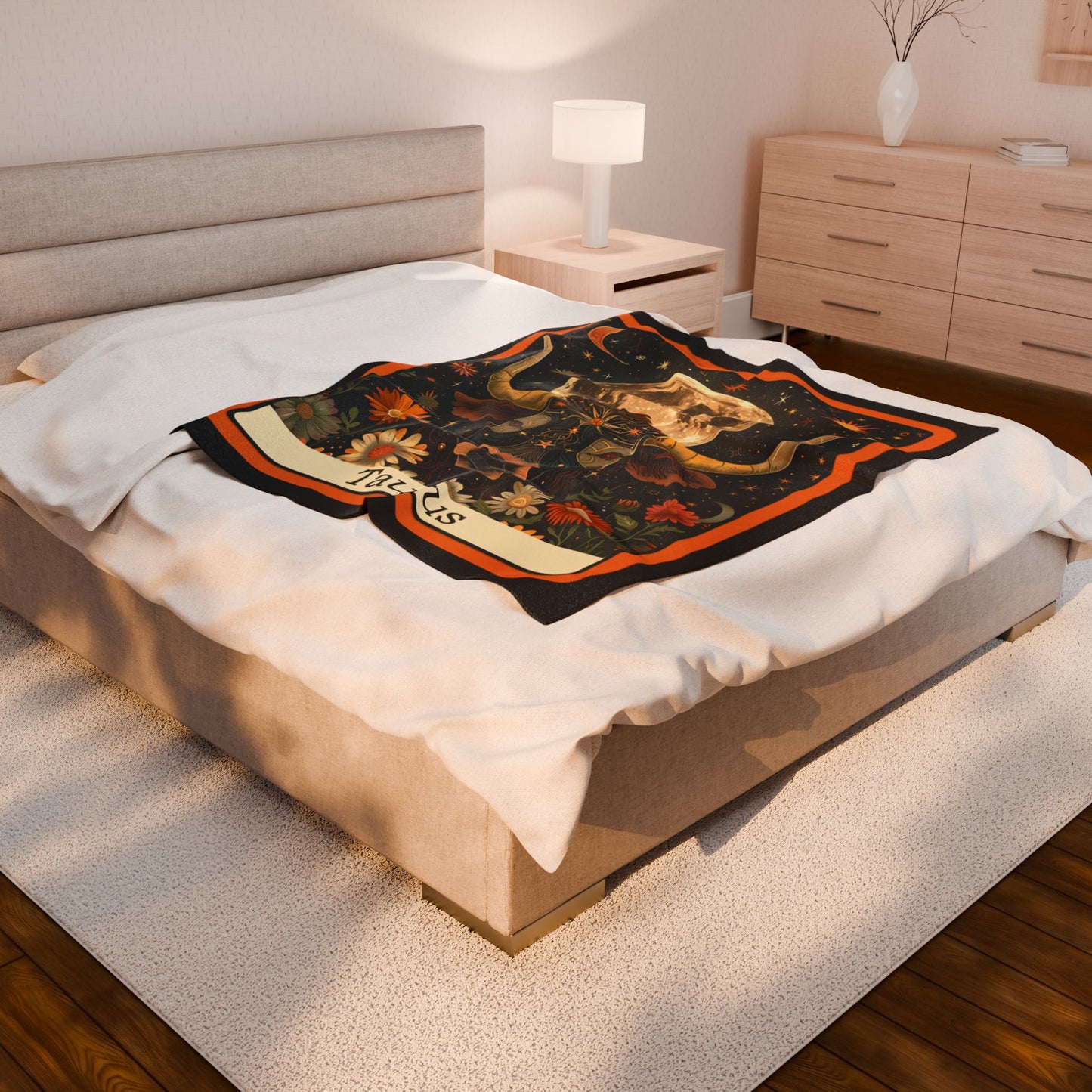 TAURUS Zodiac Plush Blanket – Soft Astrology Throw | The Astral Priestess