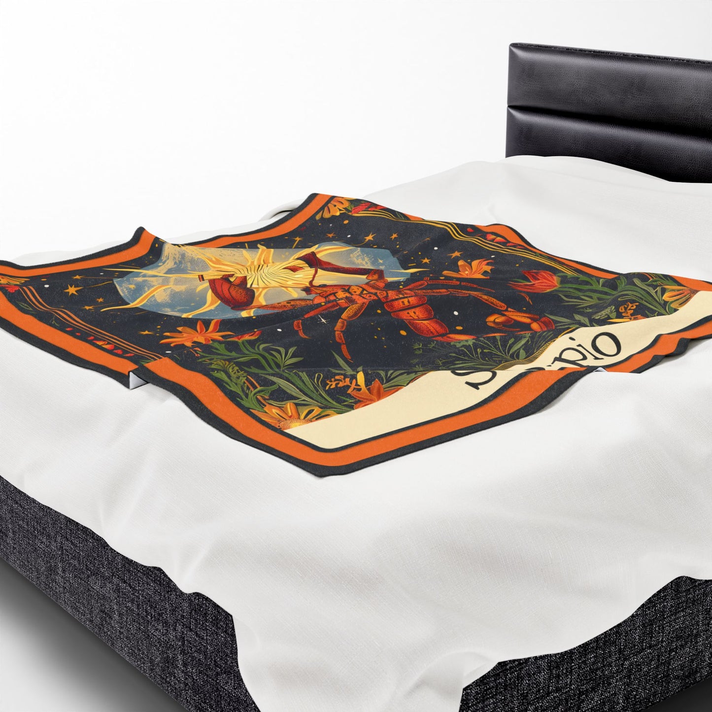Scorpio Zodiac Plush Blanket – Soft Astrology Throw | The Astral Priestess
