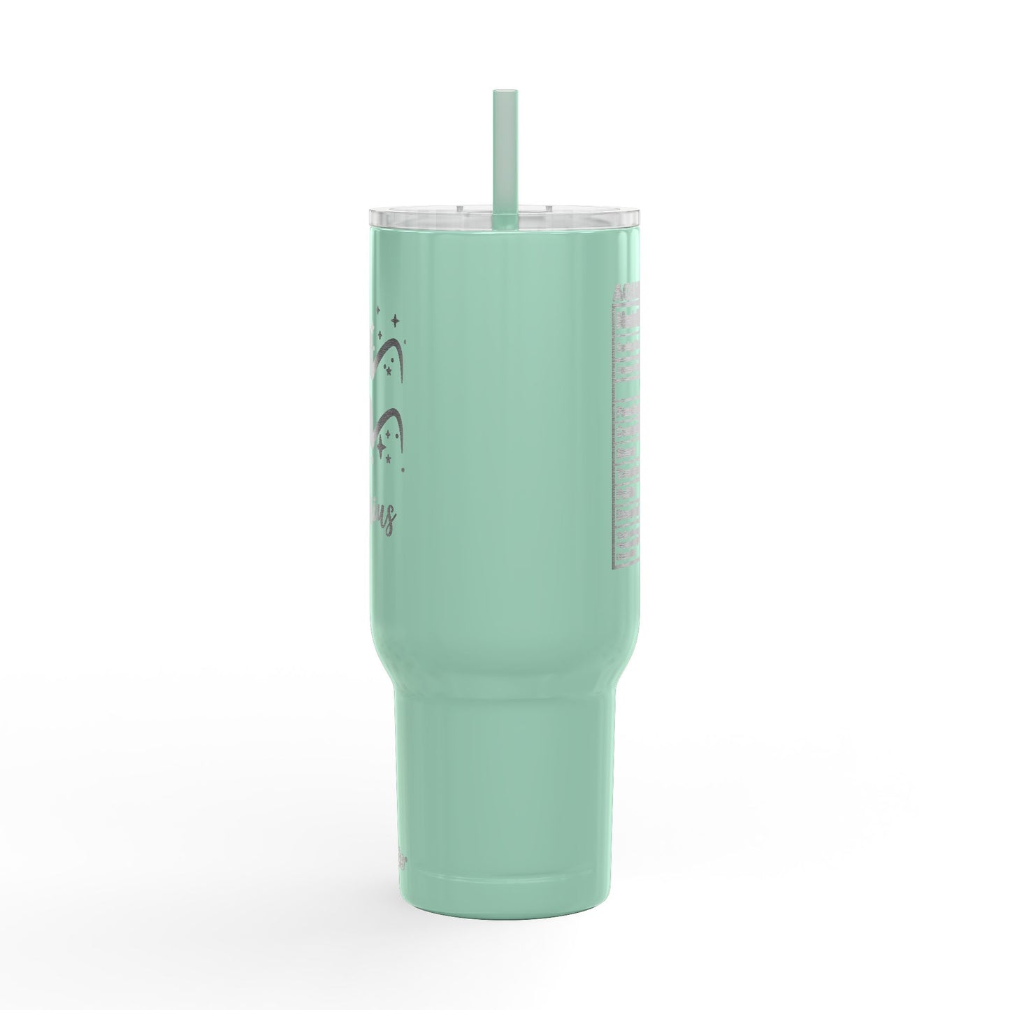 AQUARIUS Zodiac Engraved Tumbler 40oz Insulated Travel Mug with Lid & Straw Multiple Colors