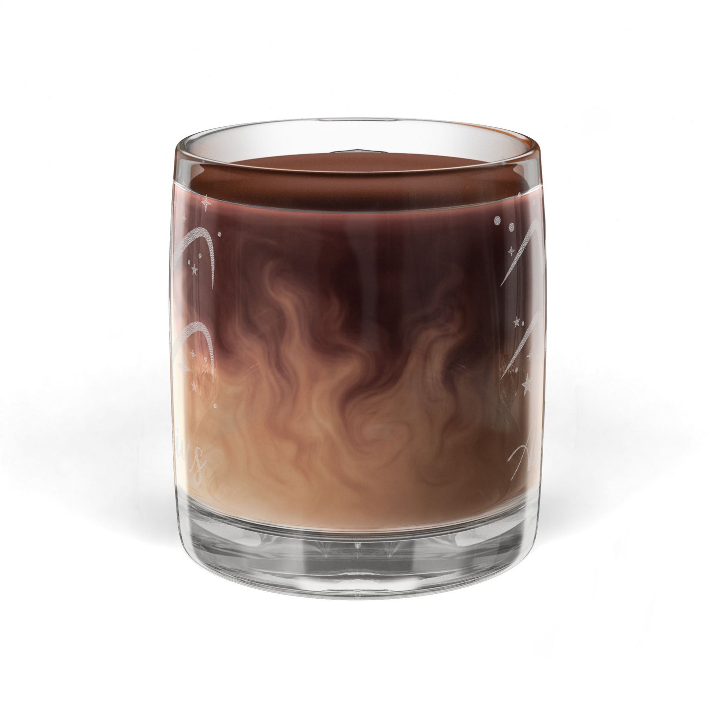 Aquarius Zodiac Engraved Glass Coffee Mug - Perfect for Astrology Lovers, Birthdays, Gifts, Home Decor, and Special Occasions