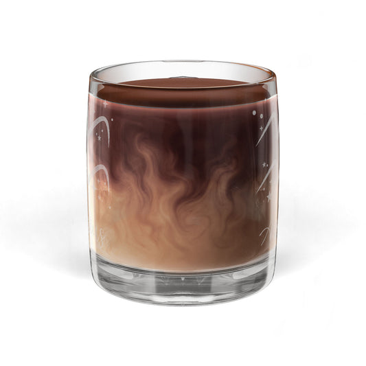 Aquarius Zodiac Engraved Glass Coffee Mug - Perfect for Astrology Lovers, Birthdays, Gifts, Home Decor, and Special Occasions