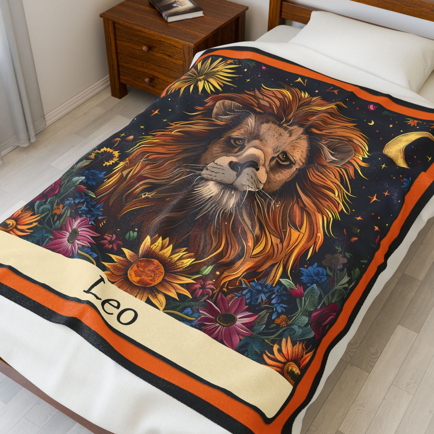 LEO Zodiac Plush Blanket – Soft Astrology Throw | The Astral Priestess