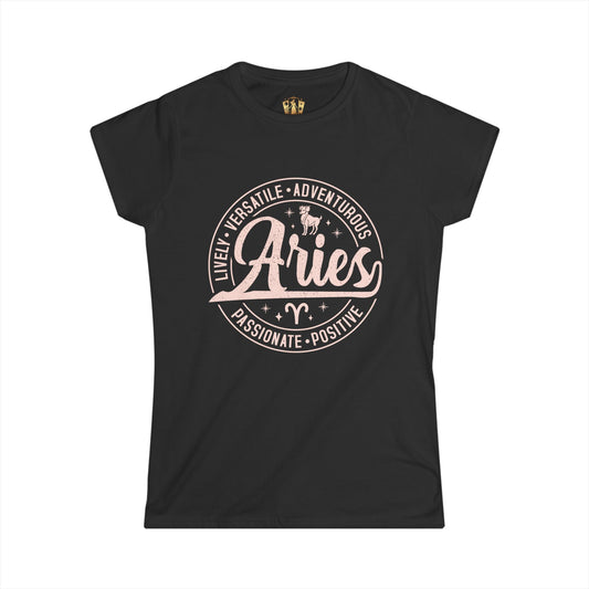 Aries Zodiac T-Shirt for Women – Softstyle Astrology Shirt | The Astral Priestes