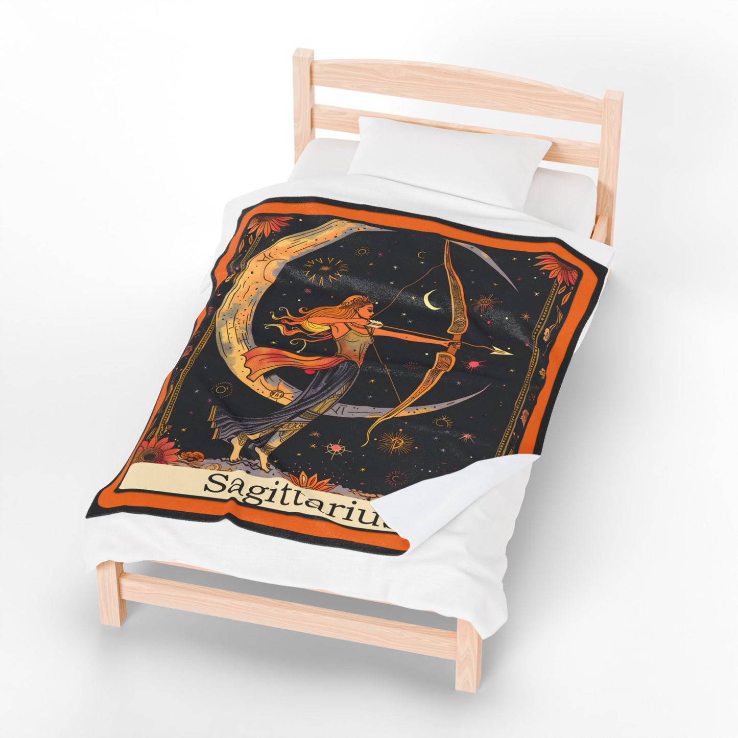 Sagittarius Zodiac Plush Blanket – Soft Astrology Throw | The Astral Priestess
