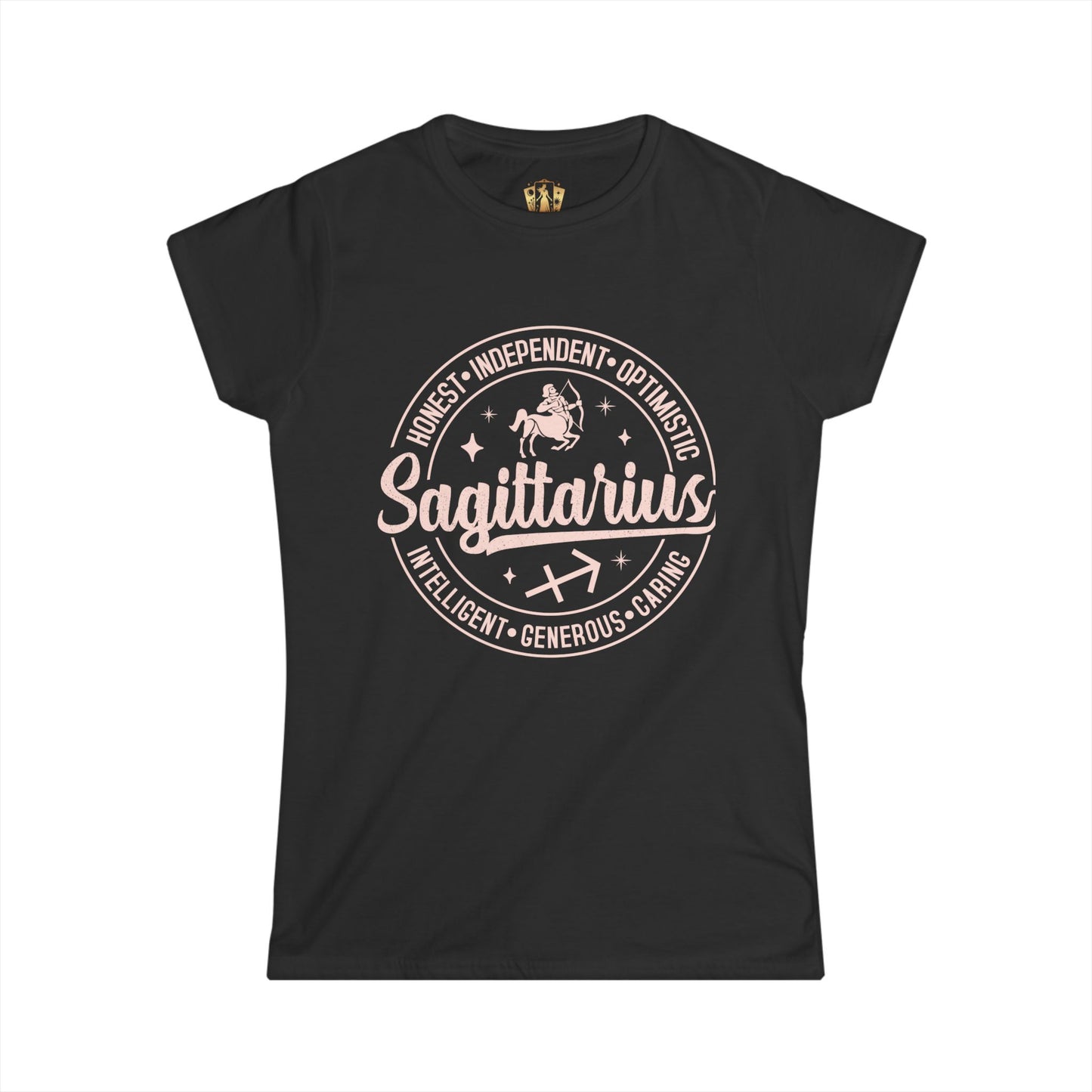 Sagittarius Zodiac T-Shirt for Women – Softstyle Astrology Shirt | The Astral Priestess