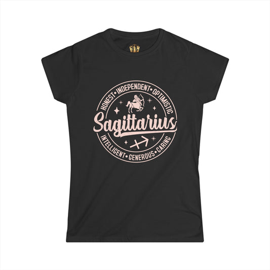 Sagittarius Zodiac T-Shirt for Women – Softstyle Astrology Shirt | The Astral Priestess