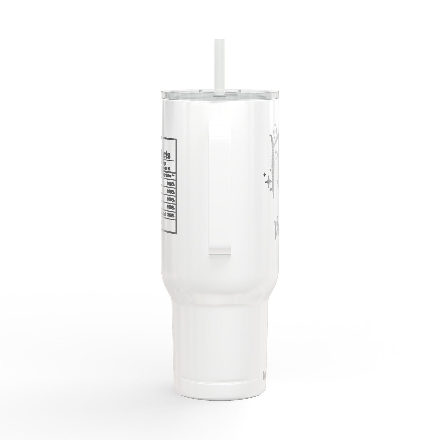 VIRGO Zodiac Engraved Tumbler Personalized 40oz Insulated Travel Mug with Lid & Straw Multiple Colors Astrology Gift