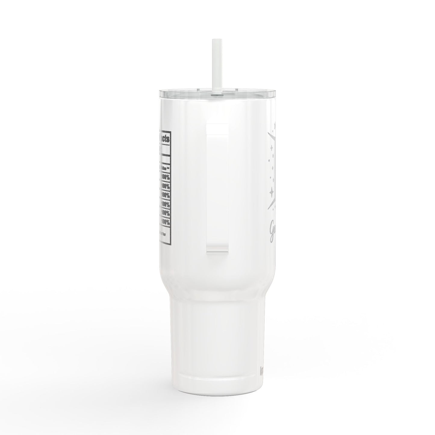 GEMINI Zodiac Engraved Tumbler 40oz Insulated Travel Mug with Lid & Straw Multiple Colors