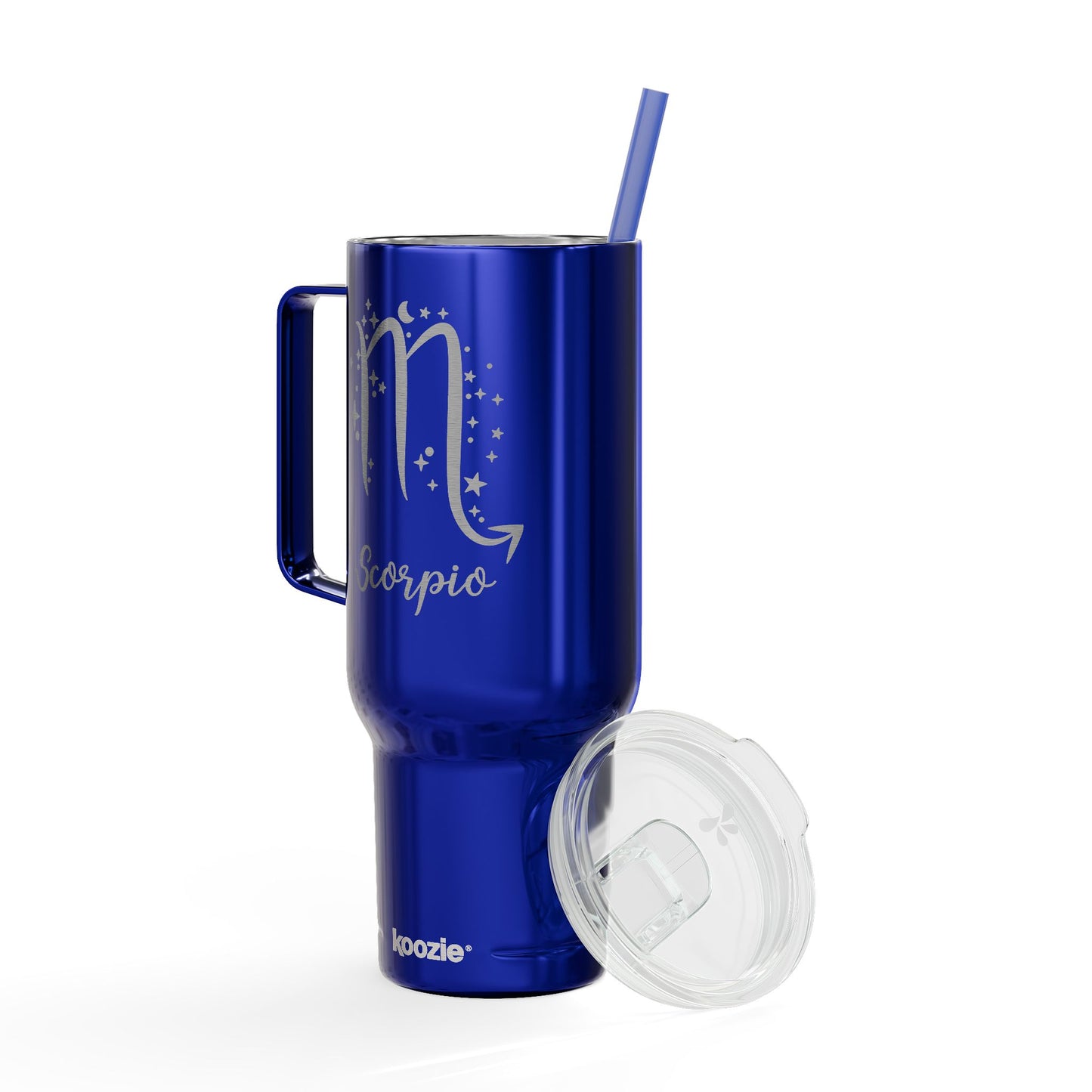 SCORPIO Zodiac Engraved Tumbler 40oz Insulated Travel Mug with Lid & Straw Multiple Colors