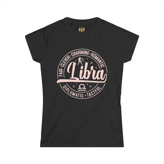 Libra Zodiac T-Shirt for Women – Softstyle Astrology Shirt | The Astral Priestess