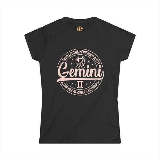 Gemini Zodiac T-Shirt for Women – Softstyle Astrology Shirt | The Astral Priestes