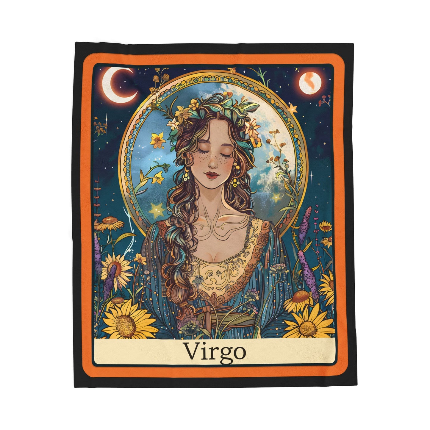 VIRGO Zodiac Plush Blanket – Soft Astrology Throw | The Astral Priestess